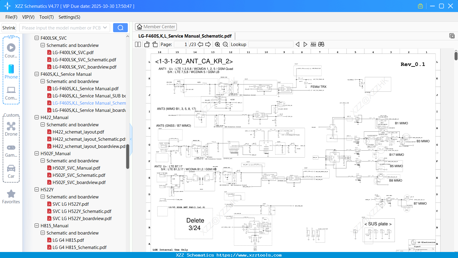 LG-F460S,K,L_Service Manual_Schematic